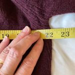 Halogen  Burgundy Turtleneck Wool Blend Sweater Size Small‎ (M1) Photo 5