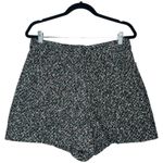 Sandro Space Tweed Wide Leg Textured Shorts Size 42 Photo 2