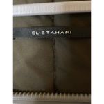 Elie Tahari  Quilted Jacket Olive Green Snap Button Front Coat‎ Sz S - flaw Photo 1