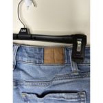 Aero High Rise Midi Shorts Womens Size 8 Denim Blue 5 Photo 3