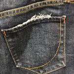 Paper Denim & Cloth  Dark Wash Distressed Jean Skirt women's size 29 Photo 6