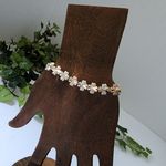Tricolor Gold Filled Clover Bracelet Photo 0