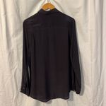 Calypso St. Barth  100% Silk Long Sleeve Collared Button Down Blouse Photo 1