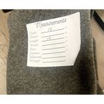 ZARA Wool V Neck Solid Cropped Tank Top Pullover Sleeveless Casual M Grey #2984 Photo 6