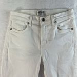 AGOLDE  Sz 25 Sophie Cropped Jeans White Exclusive Mid Rise Denim Stretch Women’s Photo 4