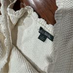 Wild Fable Women's M Rosette Motif Sweater Knit Sleeveless Beige Mini Dress Photo 3