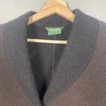 Geiger Boiled Wool Sweater Cardigan Jacket Size 34 Austria Brown Blazer Vintage Photo 5