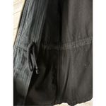 Lucky Brand Women's Drawstring Zip Up Long Sleeve Basic Jacket Black Size Medium Photo 9