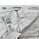 J.Crew J.‎ Crew 9" vintage slim-straight jean in white wash 24 NWT Photo 3