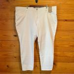 Madewell Plus 9" Mid Rise Skinny Crop Jeans in Pure White 28W NWT Photo 3