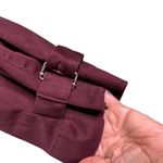 Proenza Schouler White Label Women Burgundy Cotton & Linen Tapered Pant Photo 3