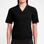 Nike  TECH KNIT V-Neck TOP T-Shirt Black Sz XS NEW Photo 0