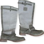 Caterpillar CAT Corrine Canvas Leather Tall Boots Photo 2