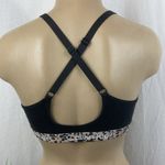 Calvin Klein Black Animal Print Logo Band Wire Free Cotton Bra M Photo 1