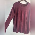 American Eagle Outfitters L Pullover Knit Long Sleeved Tunic Top in Berry Photo 5