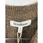 Heartloom Sweater Womens Knit Crewneck Long Sleeve Brown Pullover Size Medium Photo 1