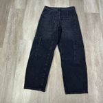 Citizens of Humanity  Marcelle Cargo Jeans In Washed Black Size 25 #2078-1193 Photo 11