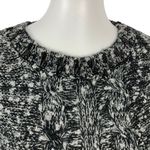 Alberto Makali  Charcoal Black White Knit Sweater Poncho Medium Photo 1
