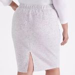 LIVI Heathered Gray Quilted Lounge Skirt Size 22W Photo 5