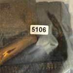 Lafayette 148 NEW YORK Womens Black Metallic Print Straight Leg Jeans Size 10 Photo 7