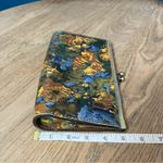 Patricia Nash  Vallina Floral Leather Frame Clutch Bag Cottagecore Purse Photo 6