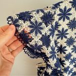 Shoshanna NWT  Kassia Mini Dress Navy Ivory Lace Size 10 Photo 7