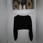 Nasty Gal  cropped black crew neck Photo 1