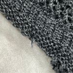 Lafayette 148 xl 100% linen cardigan front zippered pockets open knit Gray Photo 14