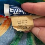 Vintage 70s 80s That’s It Tropical Floral Hawiian Shirt XS S Blue Photo 6