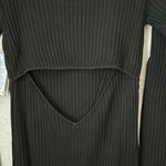 Guess  Women's Size XL Essential Long Sleeve Adele Ribbed Sweater MIDI Dress Photo 5