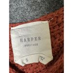 FRANCESCA'S HARPER HERITAGE SZ M Acrylic orange Thick Pullover Sweater Size M Photo 4