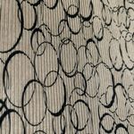 Croft & Barrow  tan and black circles stretch pleated business casual tank top L Photo 1