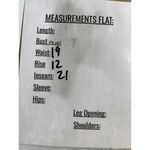 LOGO By Lori Goldstein LOGO Lori Cream White Cropped Wide Leg Denim Jeans Womens Size 18WP Frayed Hem Photo 4