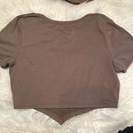 Aesthetic Country Style Crop Top. Desert World Tour 1991 Size XL Brown Photo 1