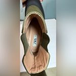 ZARA  Women's Olive and Black Ankle Boots Photo 5