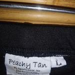 PEACHY TAN L Golf Swim Tennis Pleated Look Skort in Black Size L Photo 4