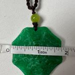 Dark Green Jade Necklace Photo 6
