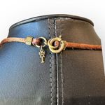 Crown Trifari Vintage Carved Deer Boho Necklace Photo 6