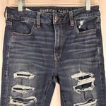 American Eagle Hi-Rise Jegging Distressed Size 8 Regular Photo 1