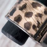 Vintage Chunky Hinged Bracelet Animal Print Photo 2