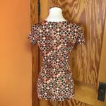 Retro Geometric Print Top | Y2K V Photo 8