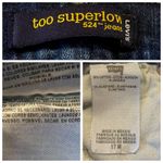 Levi's Levi’s Women’s Jeans 524 Superlow Raw Hem Bootcut Low Rise Size Junior’s 17M Photo 8