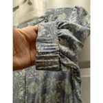 Casa Cabana Women's Size Small Blue White Floral V Photo 4