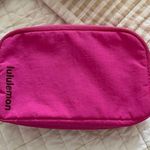 Lululemon Mini Belt Bag Sonic Pink/Red Merlot Limited Color Photo 7