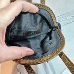 Rafe‎ New York Women's Black Suede Leather Beaded Rhinestone Evening Purse Bag Photo 6