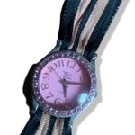 Rachel Wassman Black And Pink Jeweled Quartz Watch Photo 1