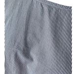 Falls Creek Crisp Cotton Blue & White Pinstripe Peasant Blouse ~ Plus Size 3X Photo 4