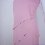 Vintage Ursula of Switzerland pastel pink layered ruffle gown‎ dress, 6 Photo 7