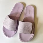Michael Kors Women's Secure Straps Slide Sandal Sz 9 Purple Photo 3