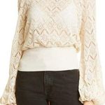 BYTIMO | Lace Tie Waist Blouse | XS Photo 0